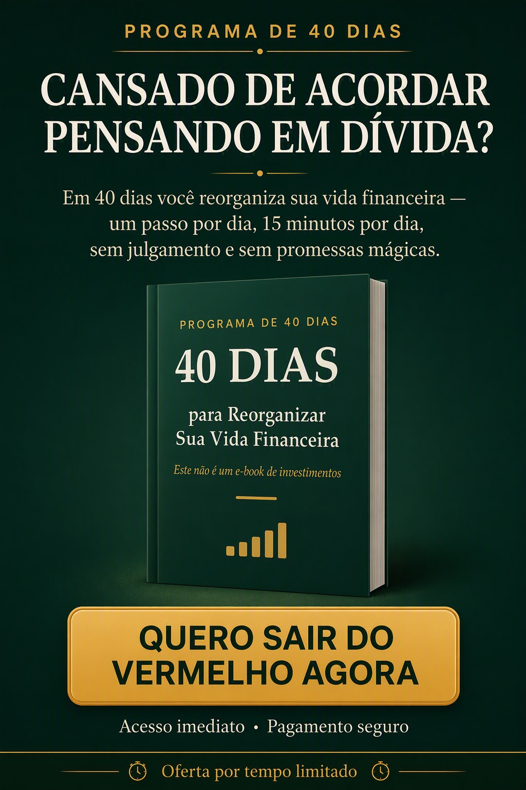40 Dias para Reorganizar Sua Vida Financeira